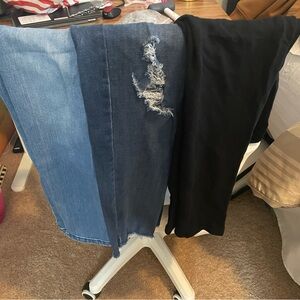 Three Pairs Maternity by Ingrid & Isabel Blue and Black Skinny Jeans